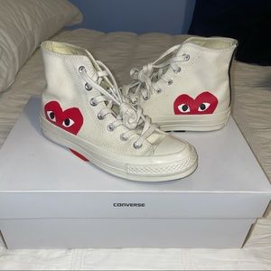 Women’s comme des garcons converse size 5 men 3